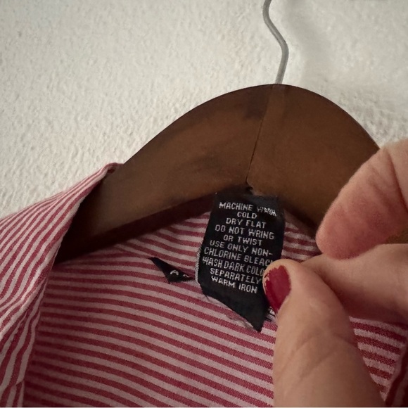 Cotton Button Poplin Collared Top Jewel Stud Gem Mixed Embellish Roll Tab Small - Picture 9 of 13